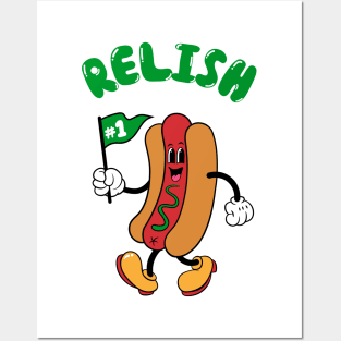 Hot Dog Race Relish Posters and Art